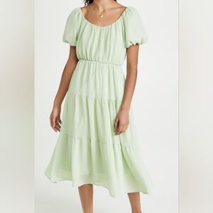 ASTR the label Women's Smocked Tiered Maxi Dress M